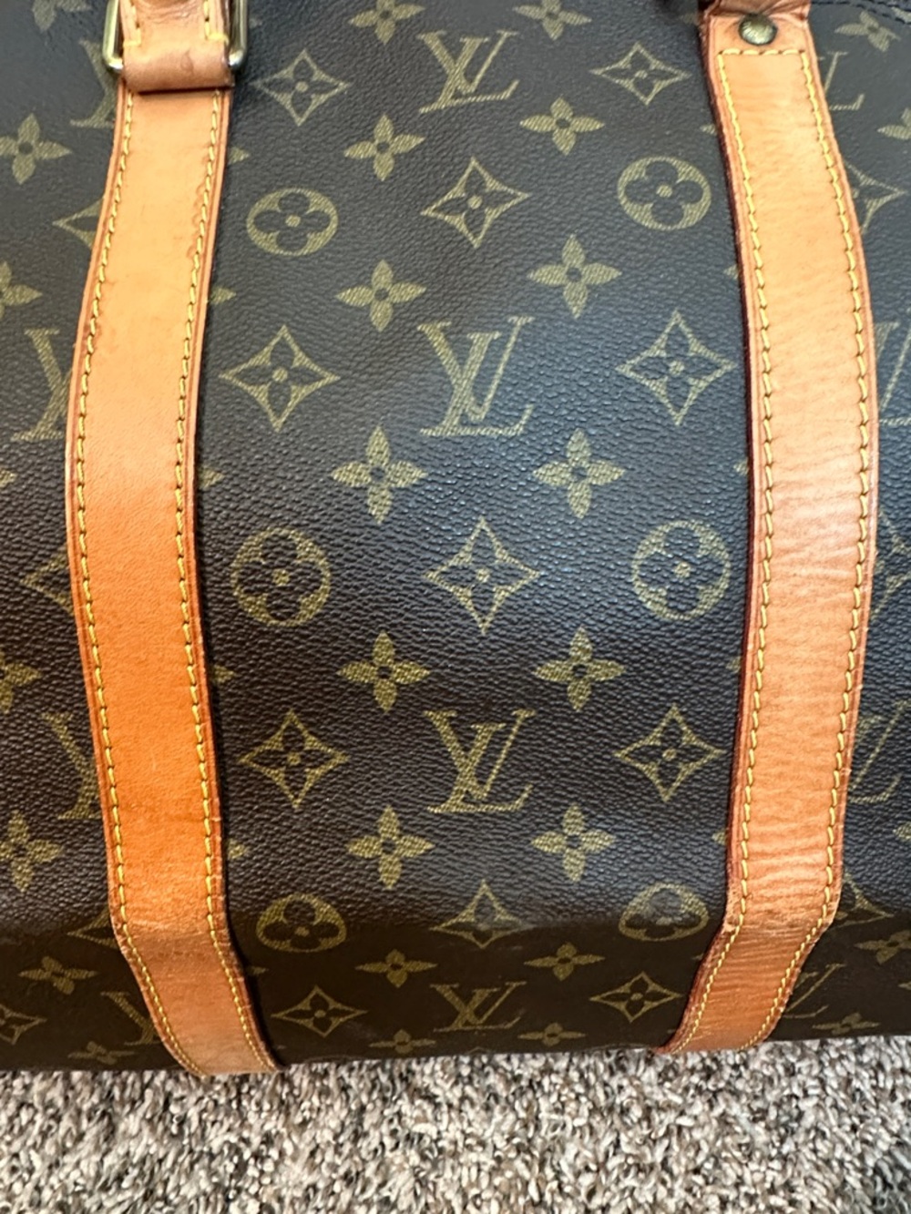 Louis Vuitton Monogram Canvas Keepall  Bandouliere 55 - Picture 4 of 15